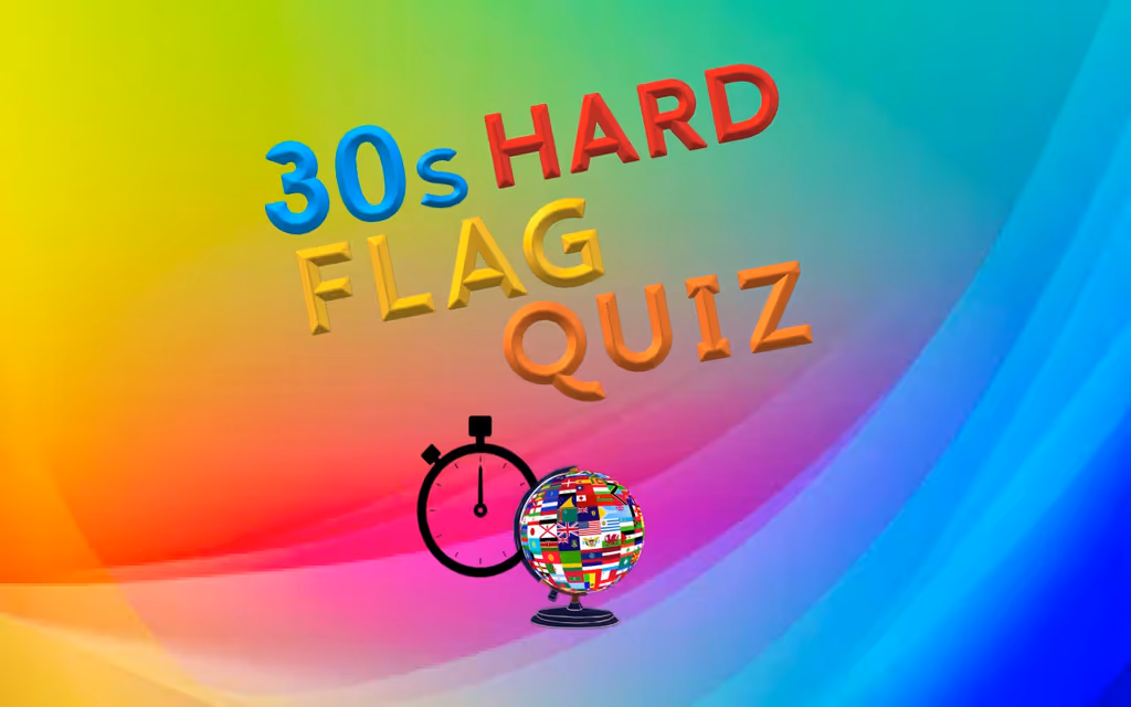 30s Hard Flag Quiz logo