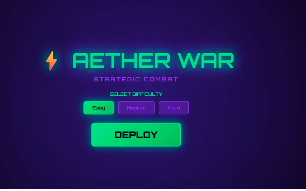Aether War logo