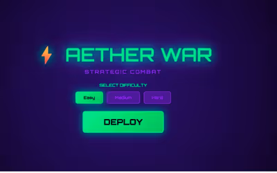 Aether War logo