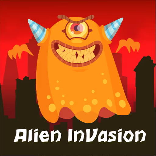 Alien invasion logo
