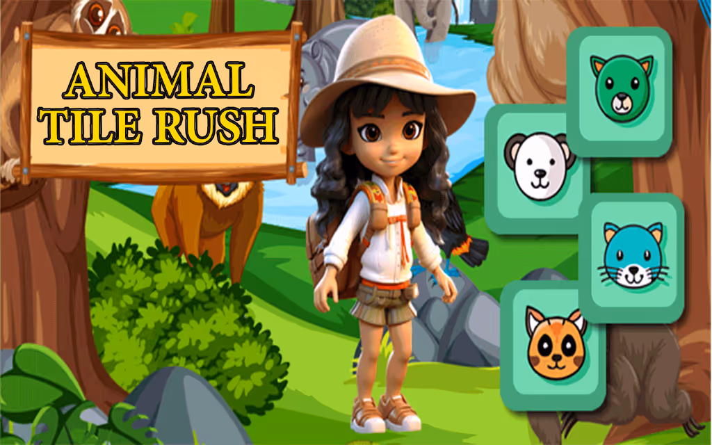 Animal Tile Rush logo