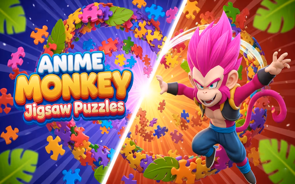 Anime Monkey Jigsaw Puzzles logo