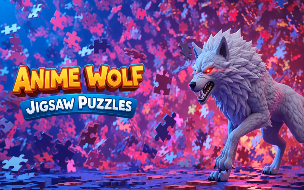 Anime Wolf Jigsaw Puzzles logo