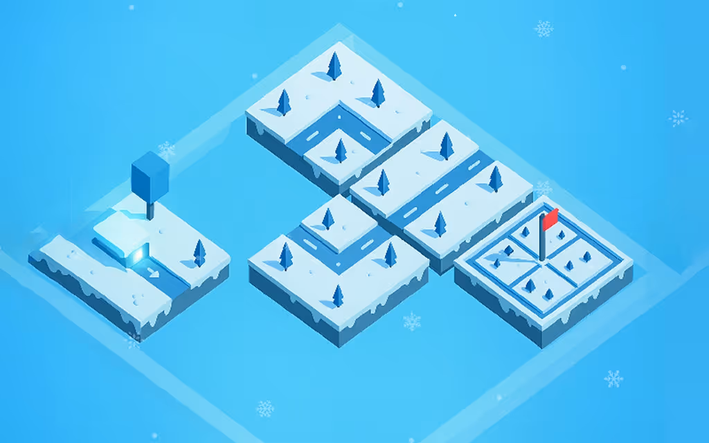 Arctic Path Puzzle logo