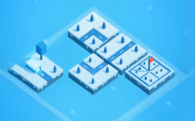 Arctic Path Puzzle logo