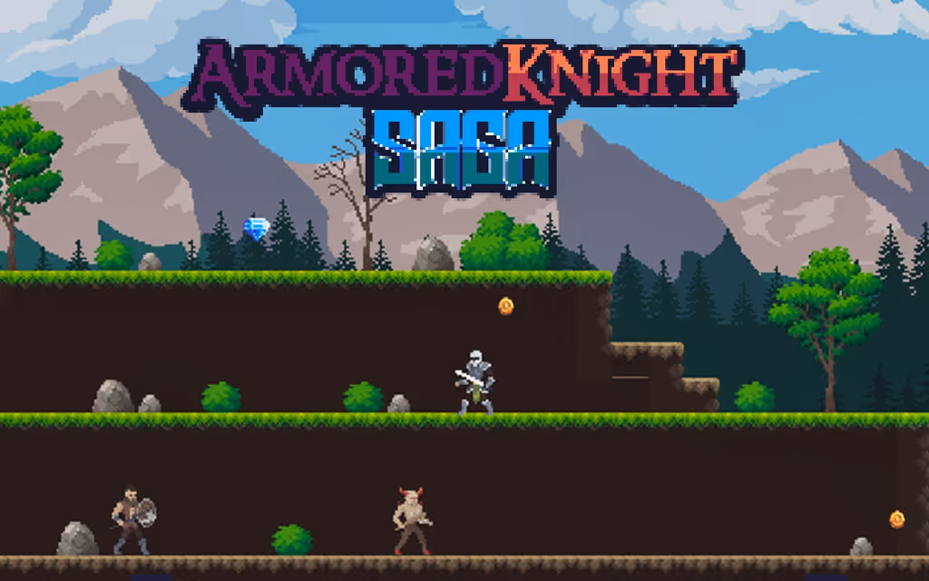 Armored Knight Saga logo
