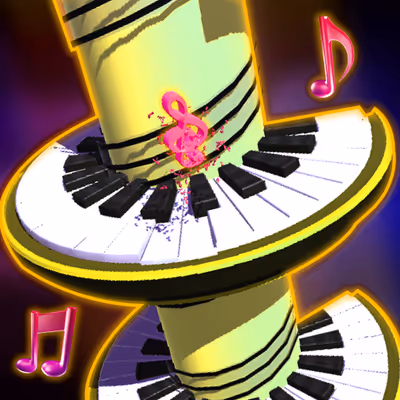 Ball Jump Piano Tile logo