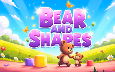 Bear and Shapes logo