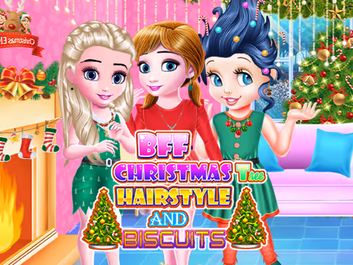 BFF Christmas Tree Hairstyle And Biscuits logo