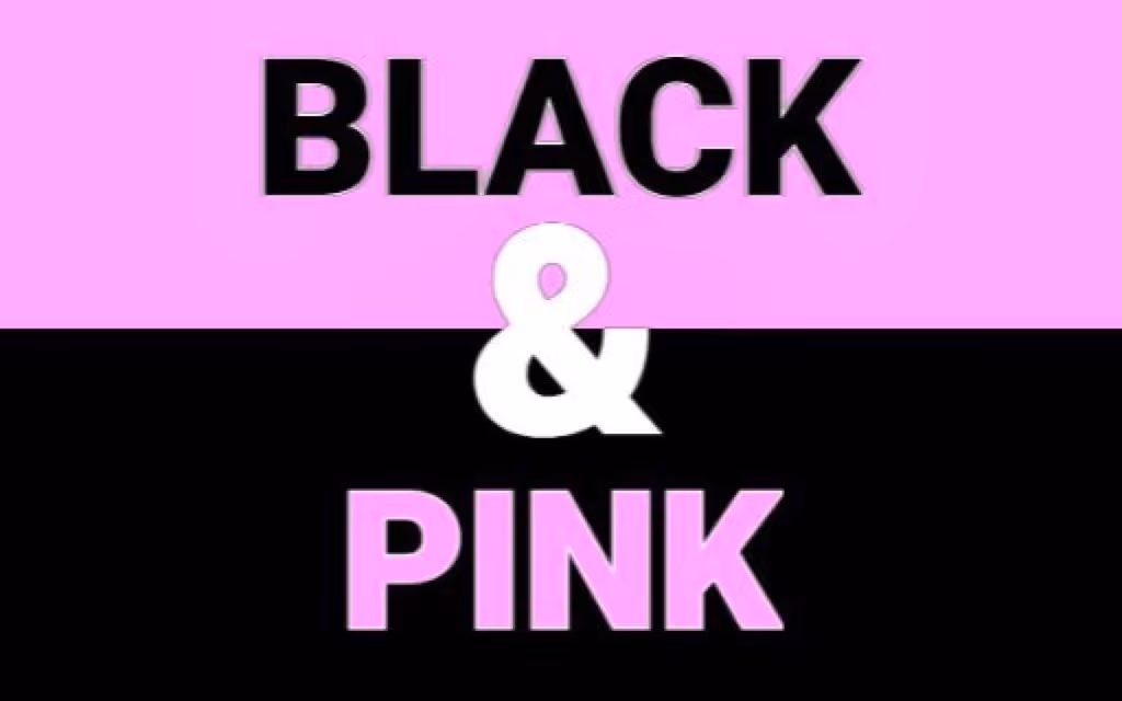 Black and Pink logo