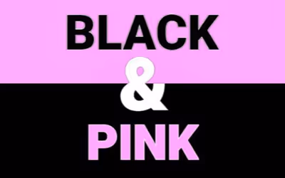 Black and Pink logo