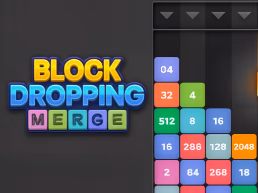 Block Dropping Merge logo