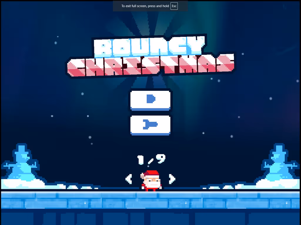 Bouncy Christmas logo