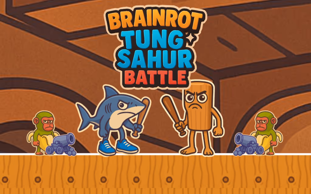 Brainrot Tung Sahur Battle logo