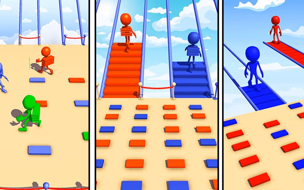 Bridge Rush Bridge Builder Game logo