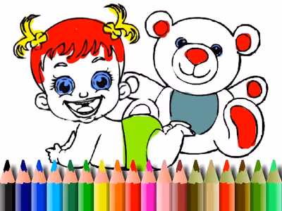 BTS Baby Doll Coloring logo