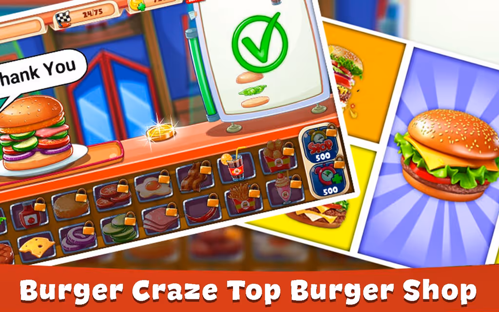 Burger Craze: Top Burger Shop logo
