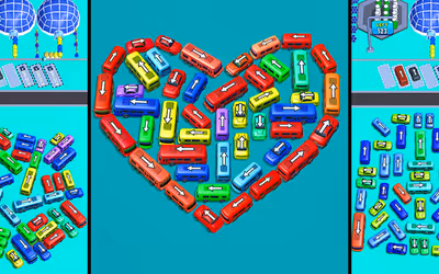 Bus Sort Car Parking Jam logo