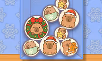 Capybara Xmas Merge logo
