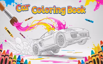 Car Coloring Book logo