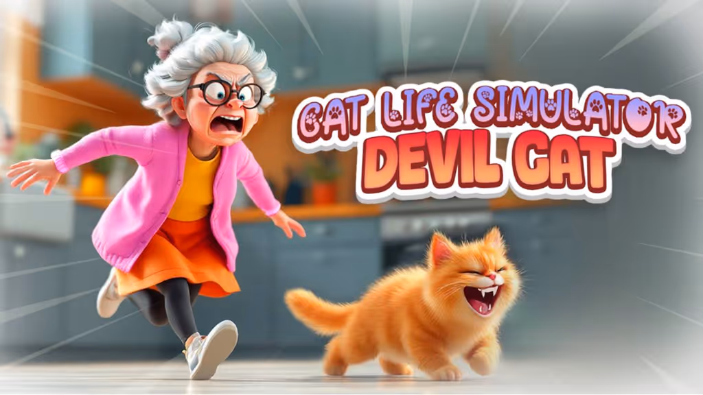 Cat Life Simulator: Devil Cat logo