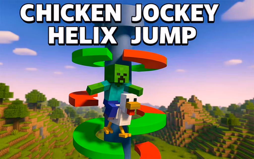 Chicken Jockey Helix Jump logo