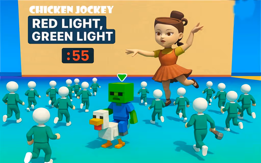 Chicken Jockey: Red Light Green Light logo