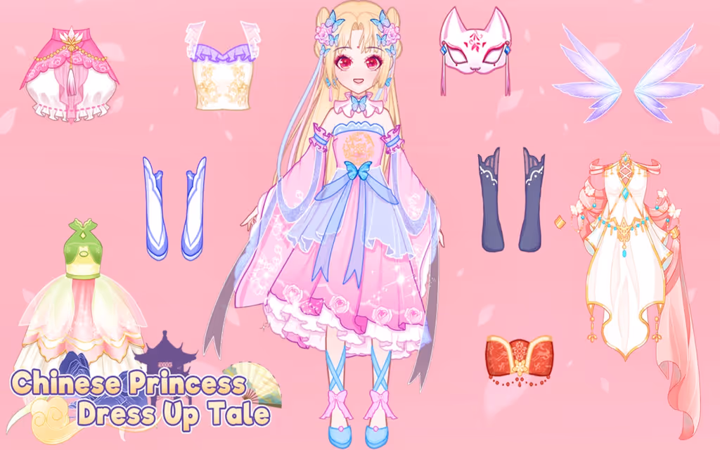 Chinese Princess Dress Up Tale logo