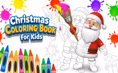 Christmas Coloring Book for Kids logo