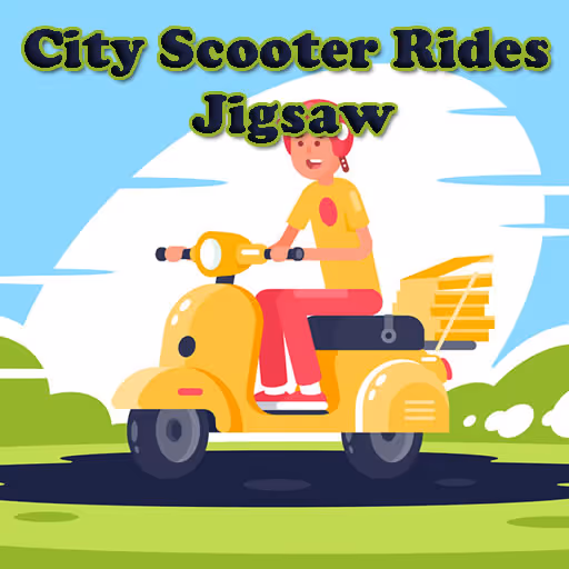 City Scooter Rides Jigsaw logo
