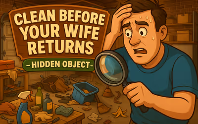 Clean Before Your Wife Returns - Hidden Object logo