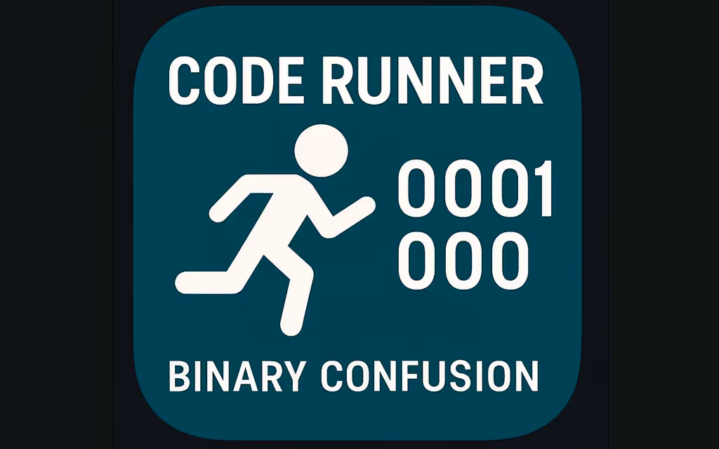 Code Runner Binary Confusion logo