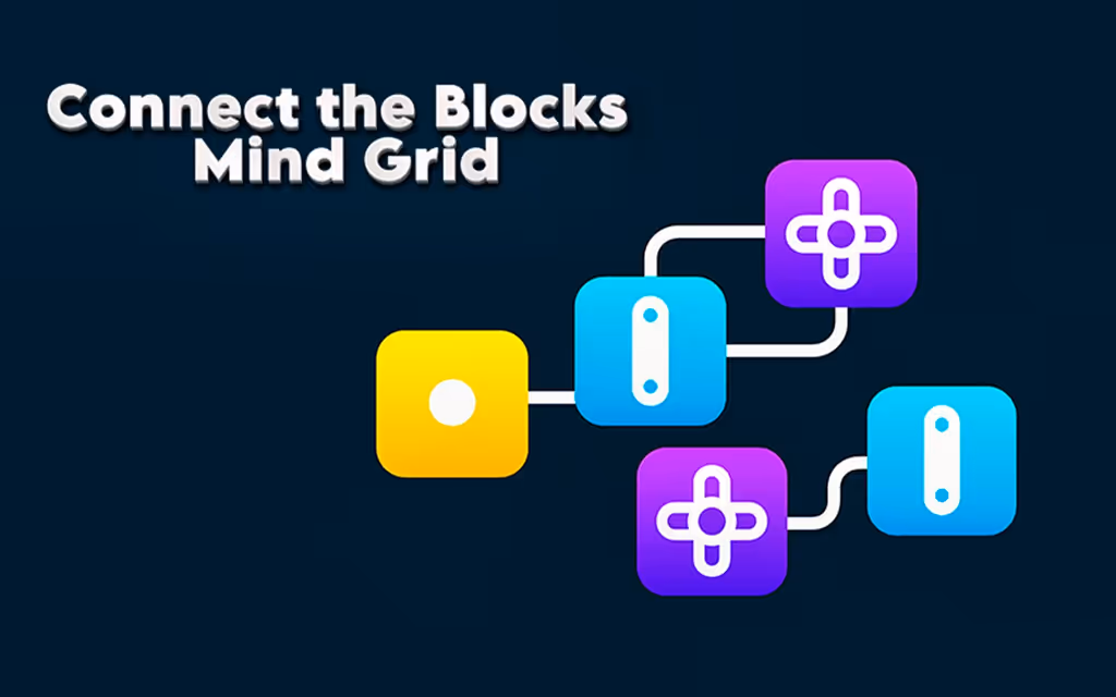 Connect the Blocks Mind Grid logo
