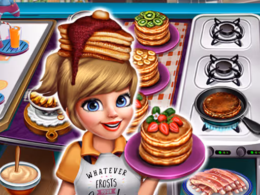 Cooking Fast 3 Ribs And Pancakes logo