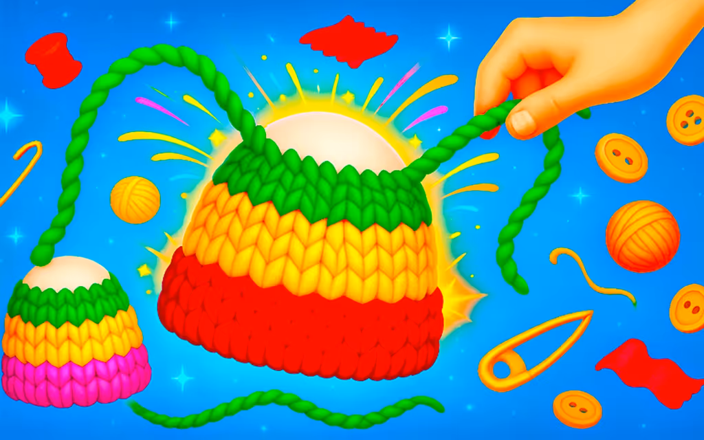 Cute Knitting: Yarn Sorting logo