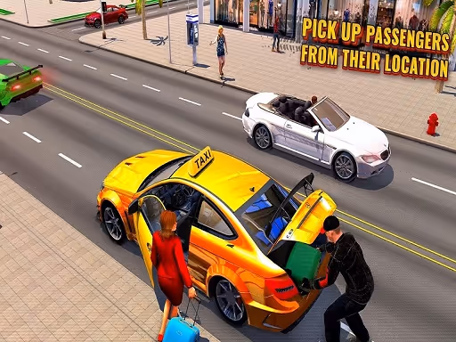 Crazy Taxi Game: 3D New York Taxi logo