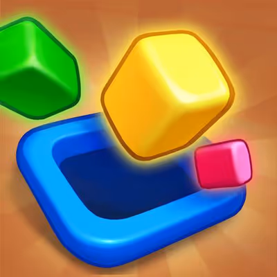 Cube to Hole Puzzle logo