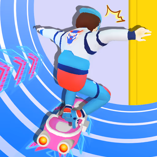 Cyber Surfer Skateboard logo