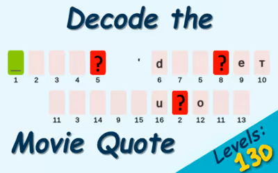 Decode the Movie Quote logo