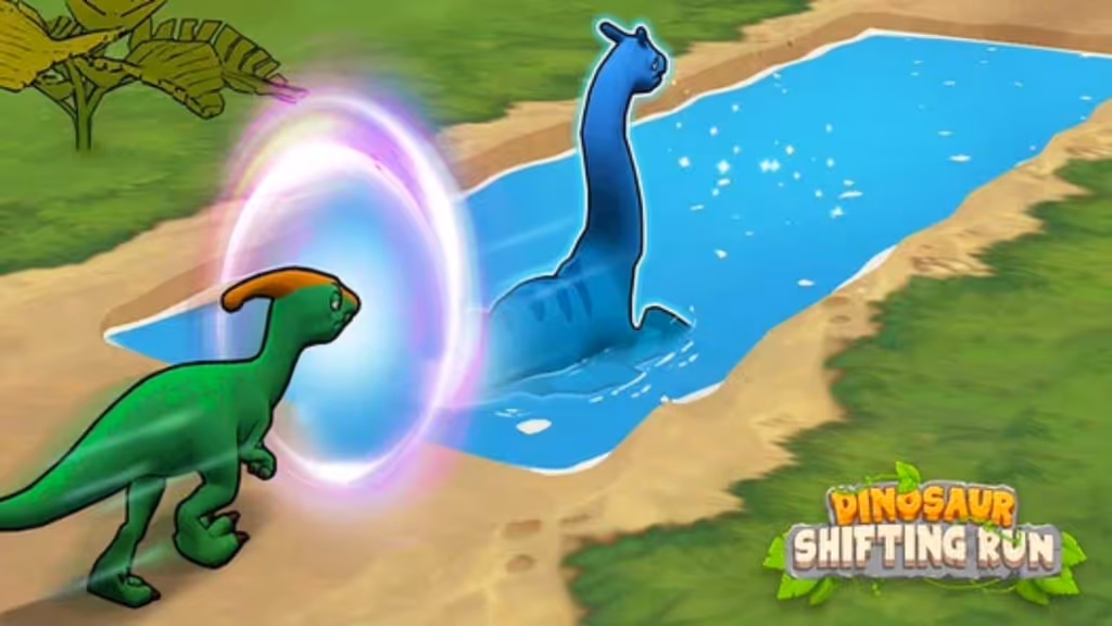 Dinosaur Shifting Run logo