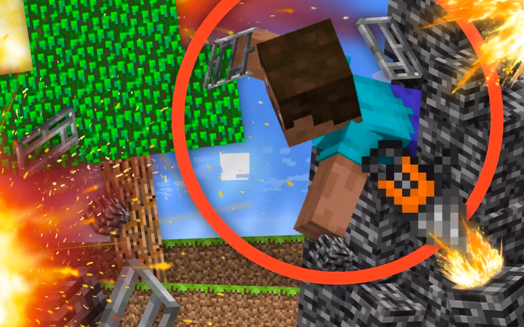 Escape from the Prison in Mineblock! Destruction! logo