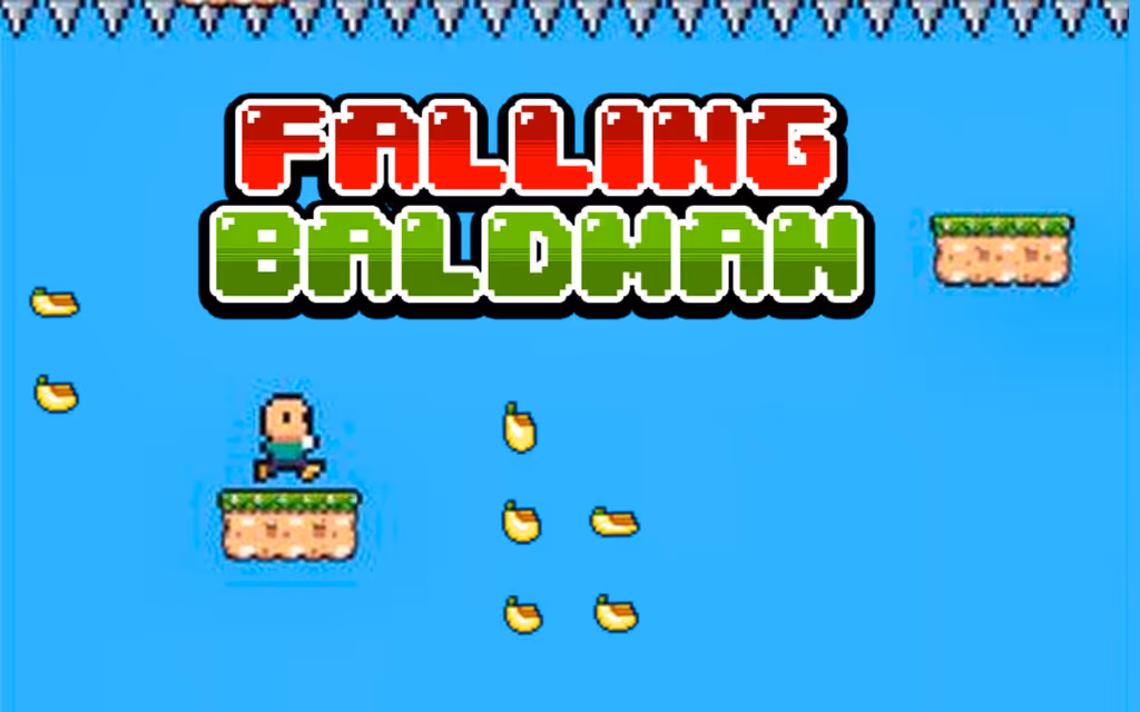 Falling Baldman logo