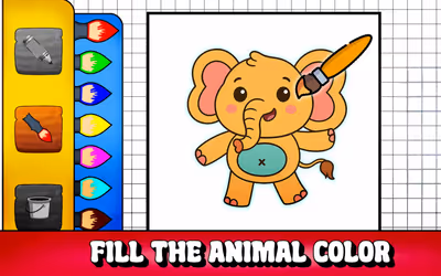 Fill The Animal Color logo