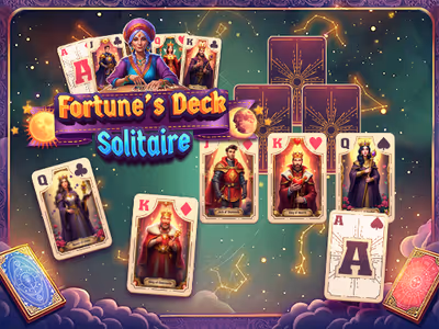 Fortune's Deck Solitaire logo