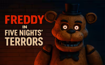 Freddy in Five Nights Terrors logo