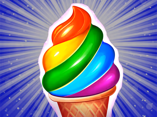 Frosty Ice Cream! Icy dessert logo