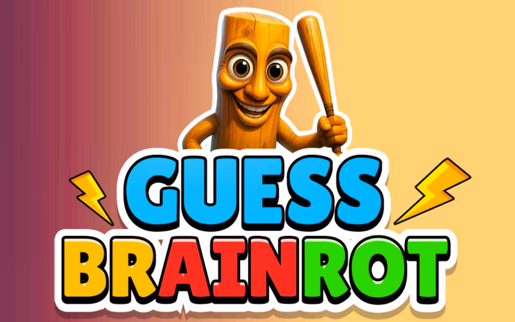 Guess Brainrot logo