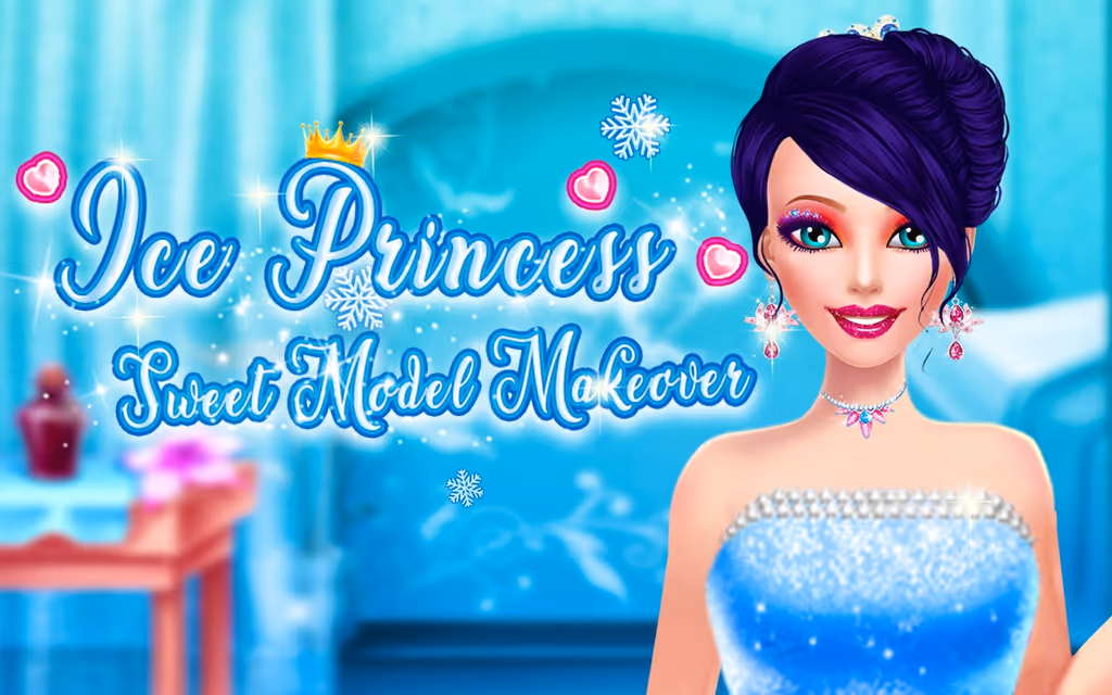 Ice Queen Dress-Up & Girl Game logo