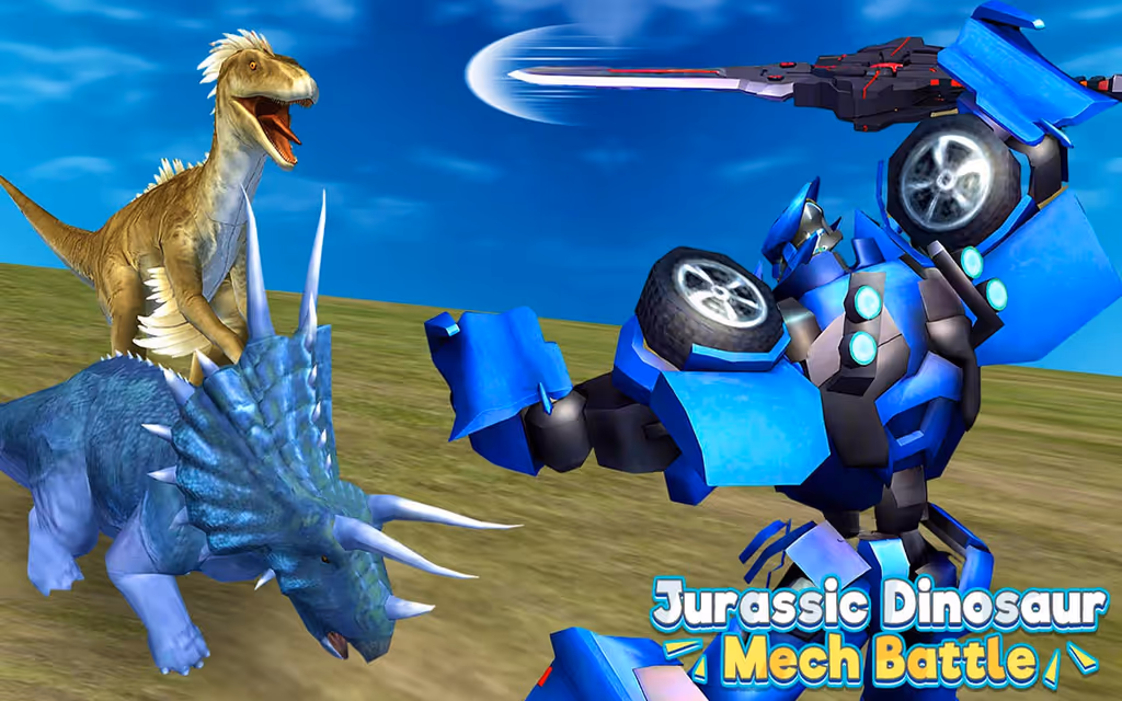 Jurassic Dinosaur Mech Battle logo