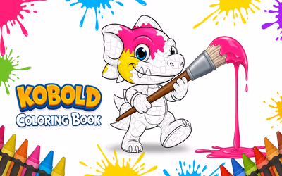 Kobold Coloring Book logo